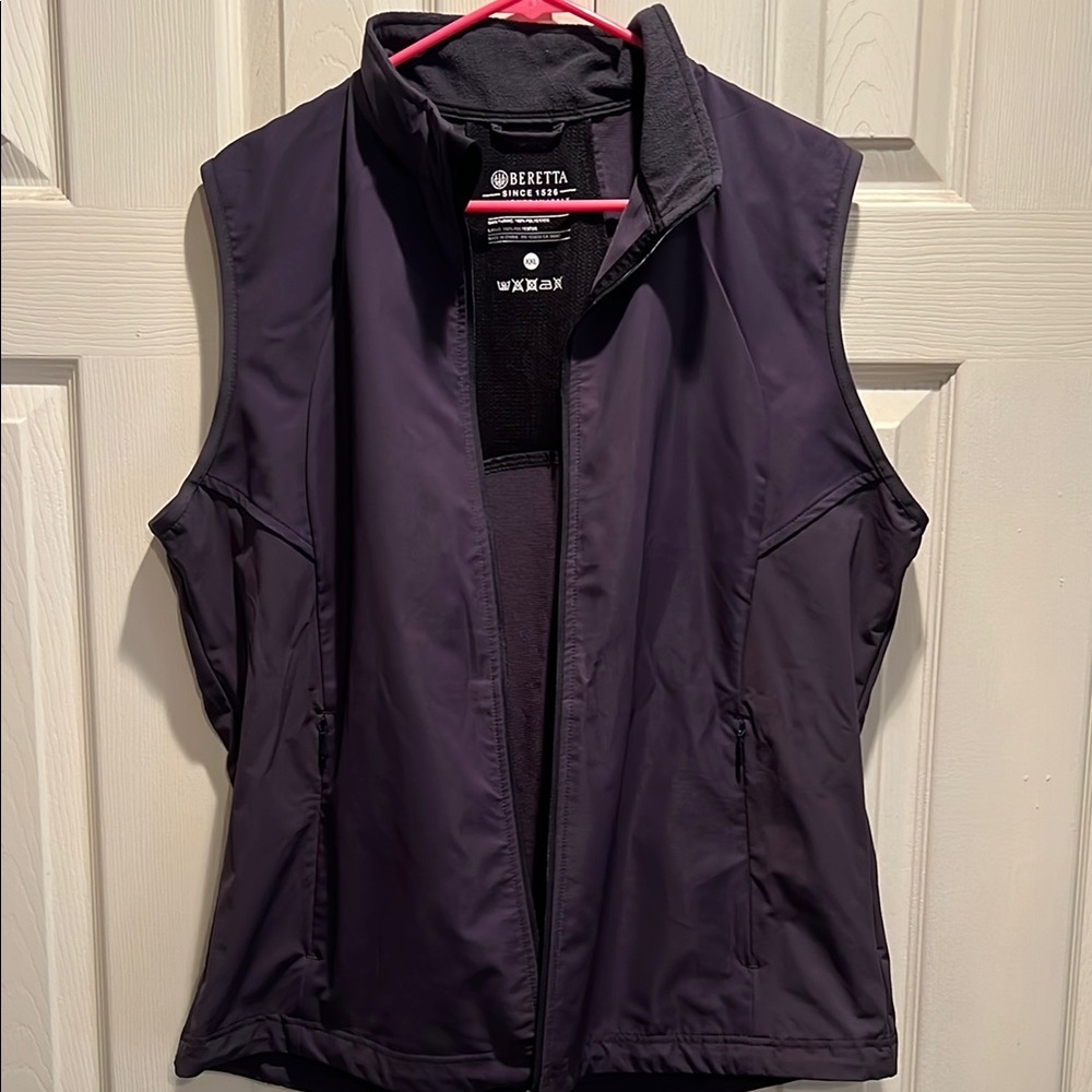 Beretta Blue/purple Performance Vest with Standing Collar XXL